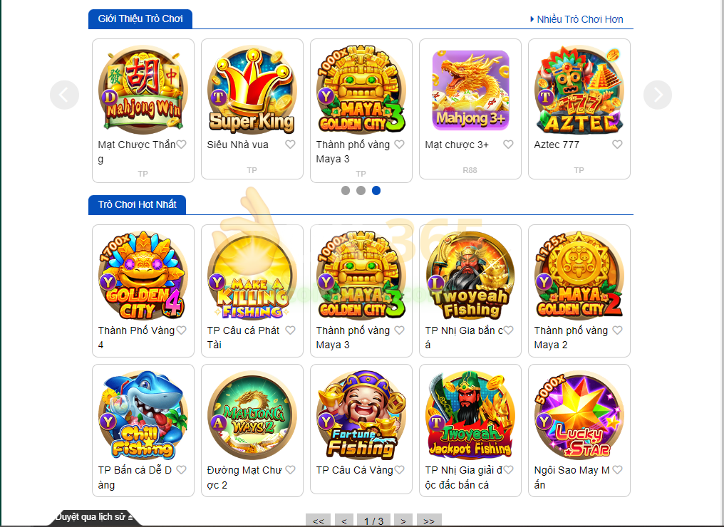 Nổ hũ ok365 cung cấp nhiều tựa game khác nhau với thiết kế riêng biệt