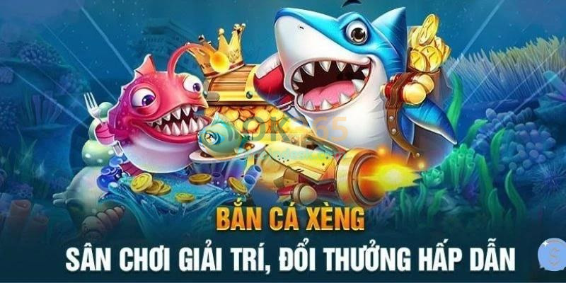 Sảnh bắn cá OK365 có đồ họa 3D đẹp mắt, với nhiều game khác nhau tùy vào sở thích người chơi